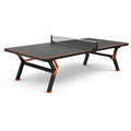 Mesa de ping-pong de MDF y acero negro 274x152.5x76 cm